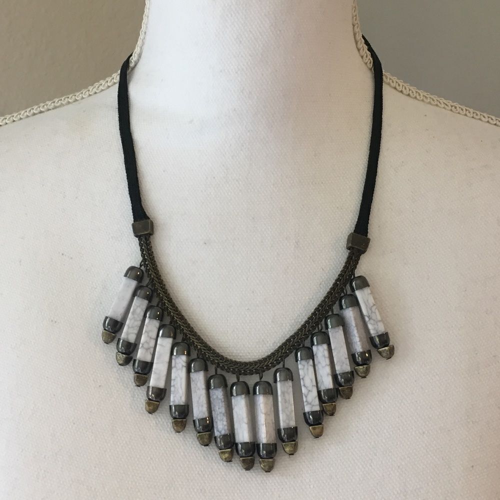 Marble Statement Necklace
